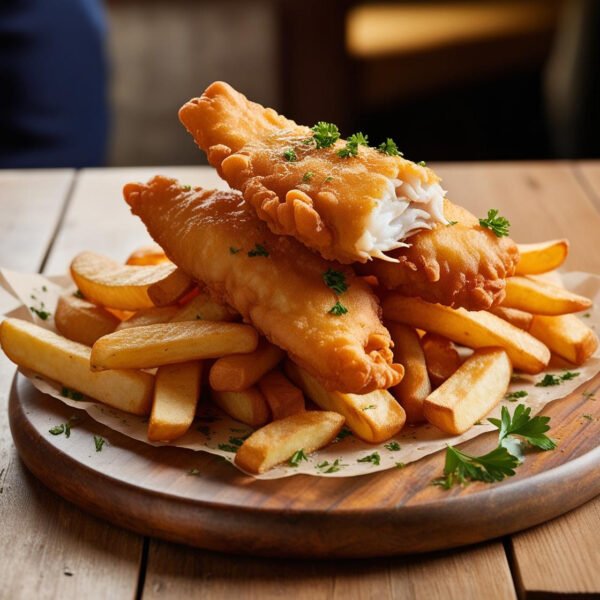 Beer Battered Fish & Chips